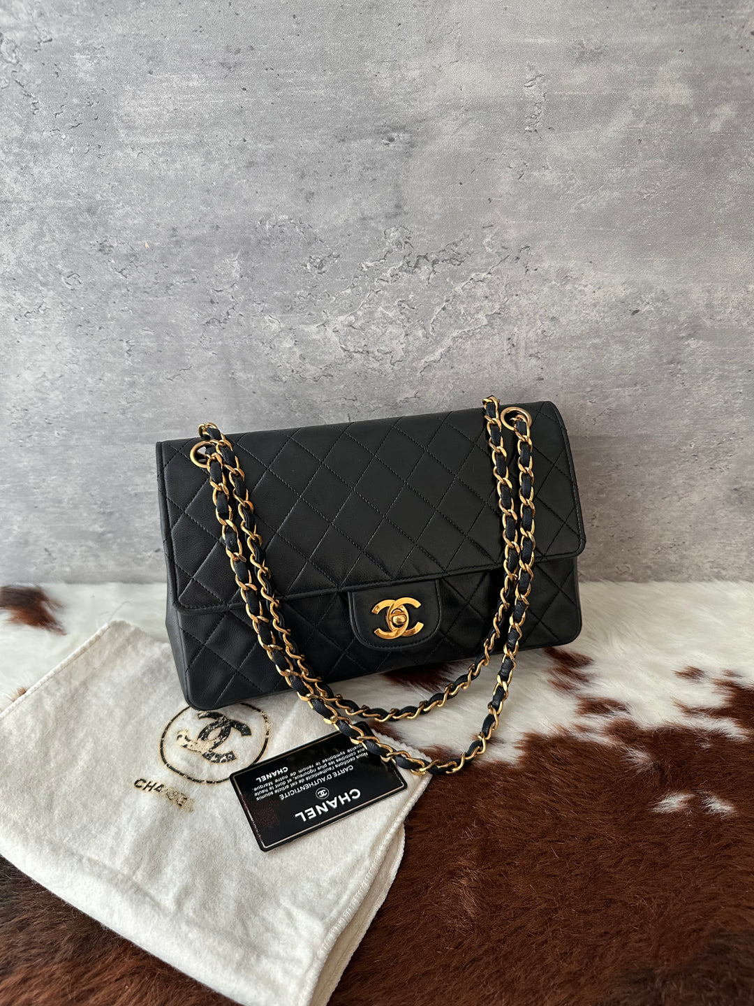 Chanel Classic Flap 25cm Double Flap 🖤✨｜Black Quilted Leather × Gold-Tone Hardware × Timeless Icon
