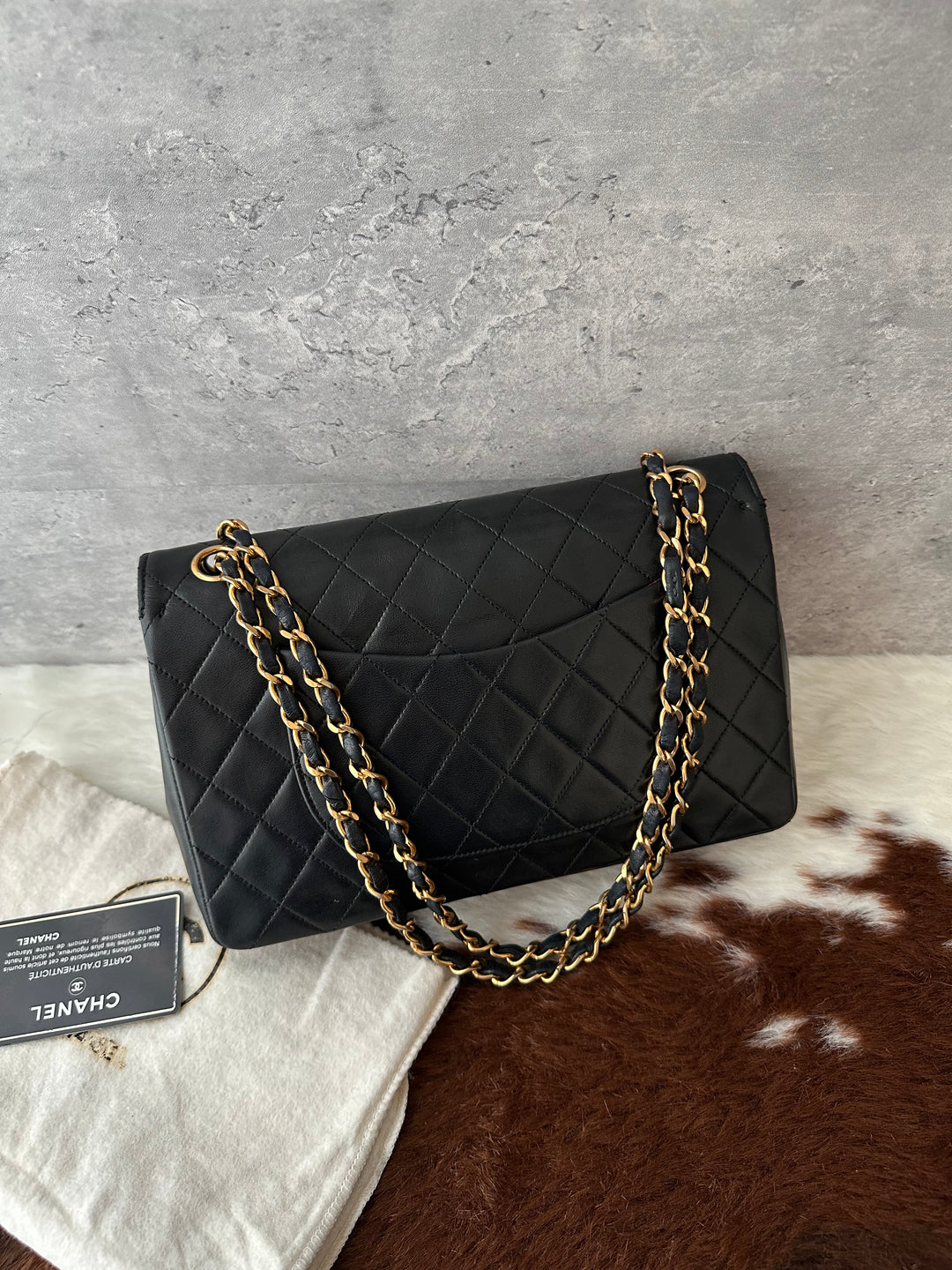 Chanel Classic Flap 25cm Double Flap 🖤✨｜Black Quilted Leather × Gold-Tone Hardware × Timeless Icon