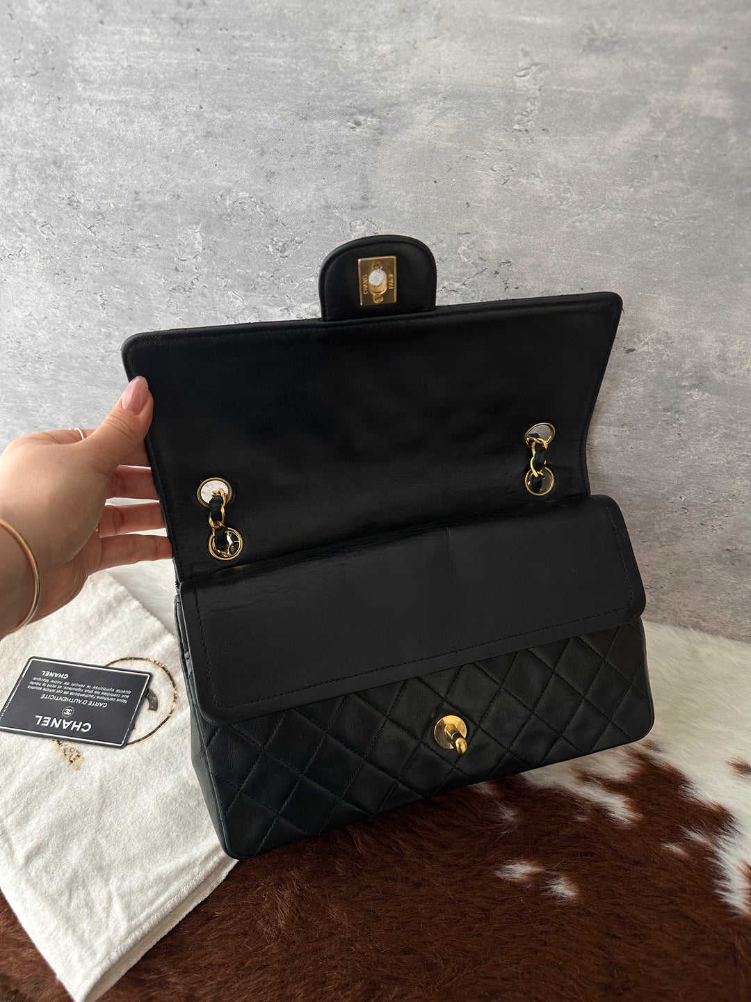 Chanel Classic Flap 25cm Double Flap 🖤✨｜Black Quilted Leather × Gold-Tone Hardware × Timeless Icon