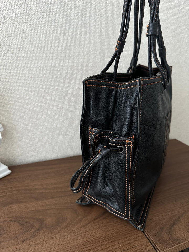 Loewe Double-Faced Tote 🖤 | Structured Power with Everyday Edge