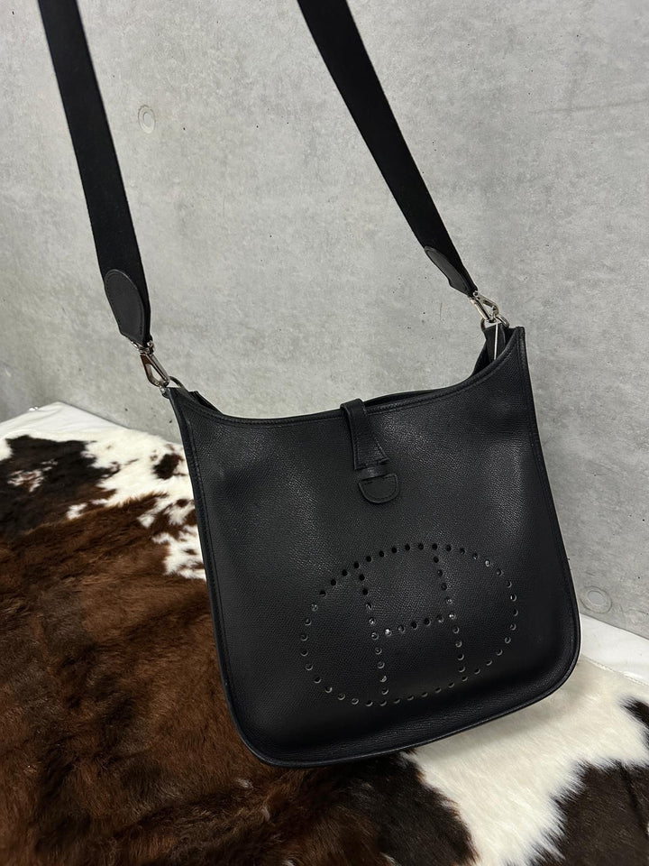 Hermes “Evelyne” 🖤 | Newer Model with Back Pocket &amp; Incredible Deal