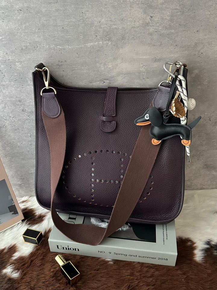 Hermès Evelyne I Taurillon Clemence Shoulder Bag 🤎｜Perforated H Logo・Taurillon Clemence Leather・Effortless Everyday