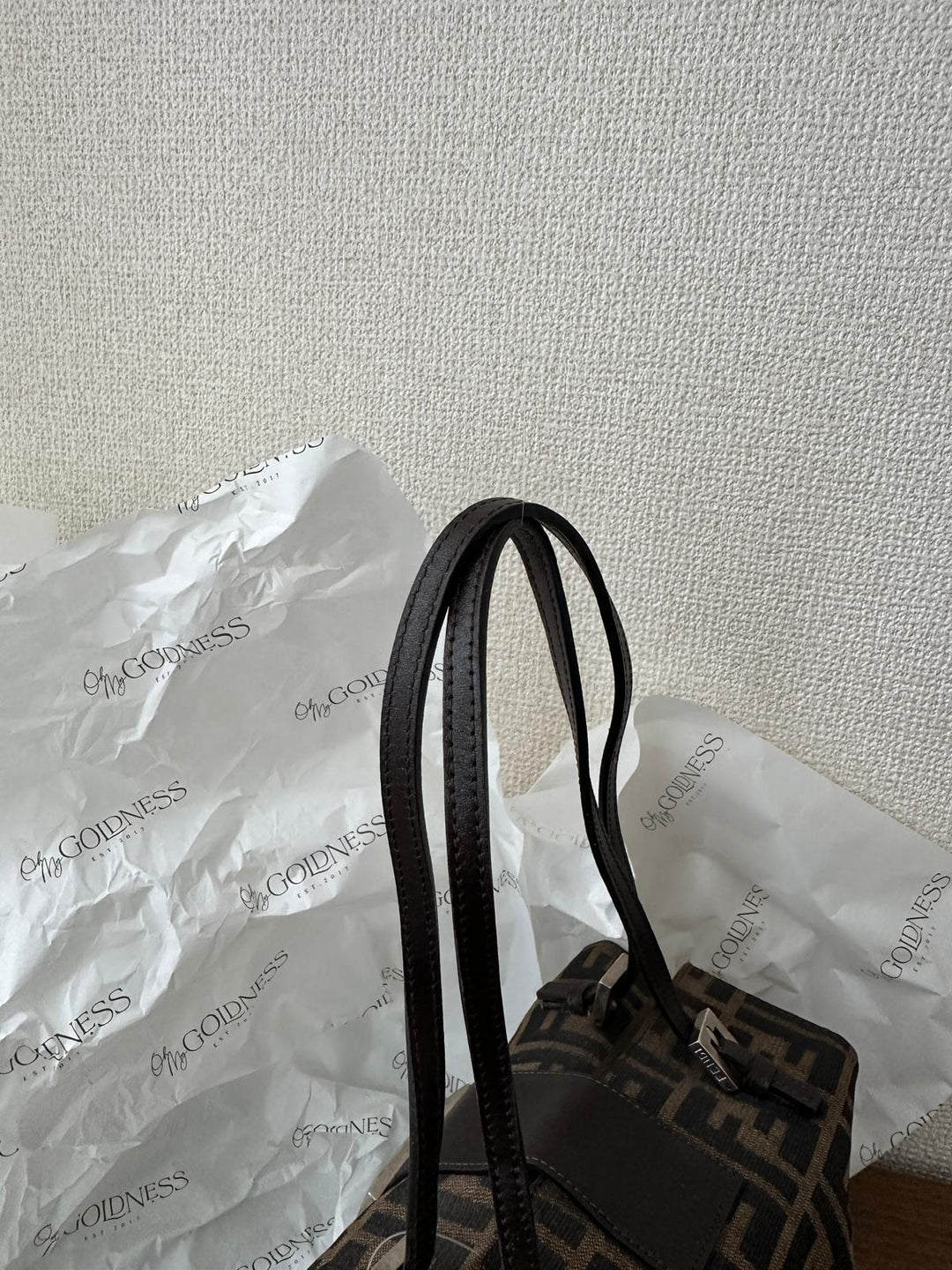 Fendi Zucca Canvas Underarm Box Bag 🤎 | Soft-Structured Vintage Charm