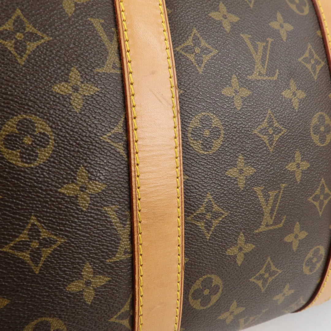 Louis Vuitton Monogram Keep All Bandouliere 55 Boston Bag M41414