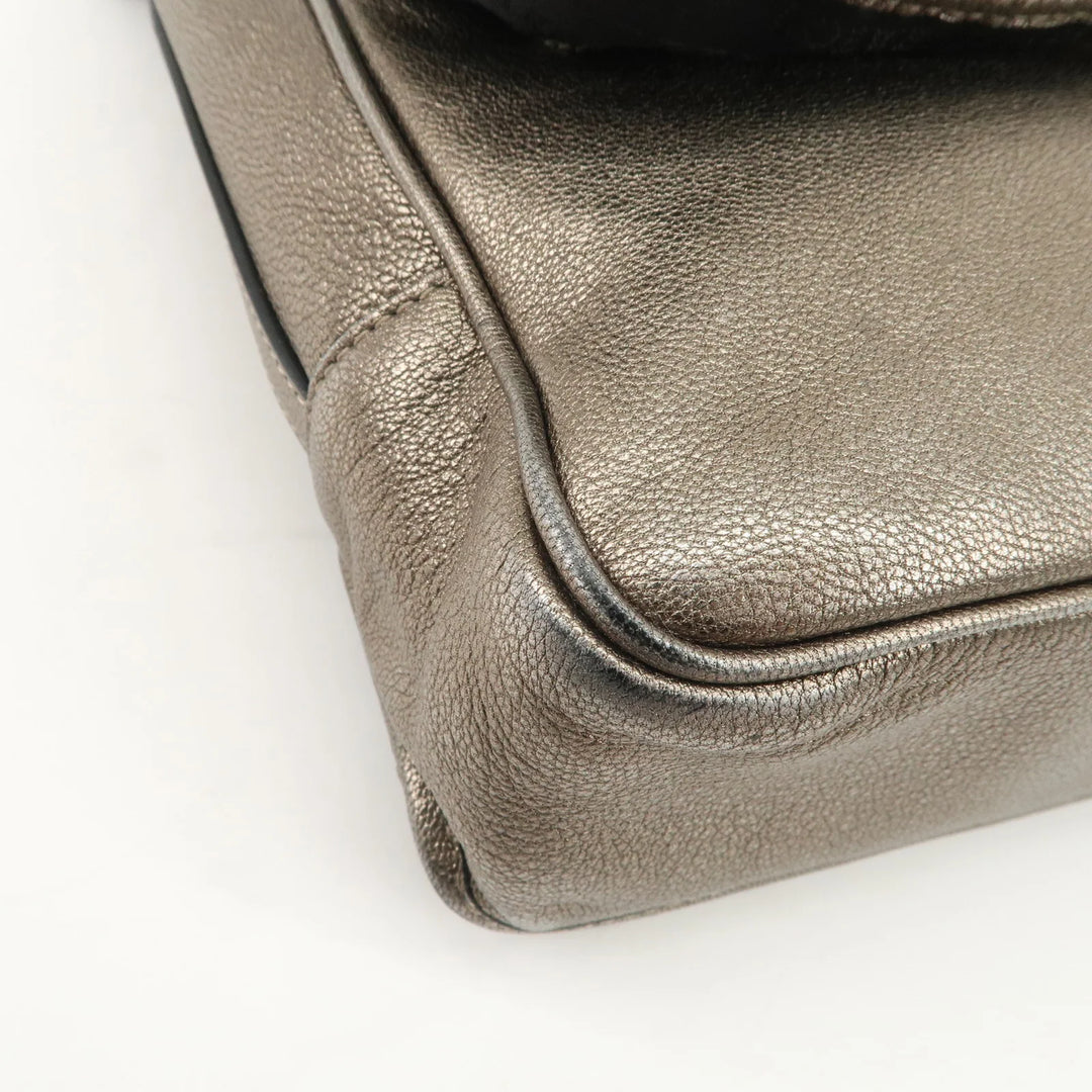 LOEWE Anagram Maia Logo Leather 2Way Bag Shoulder Bag Hand Bag Gold
