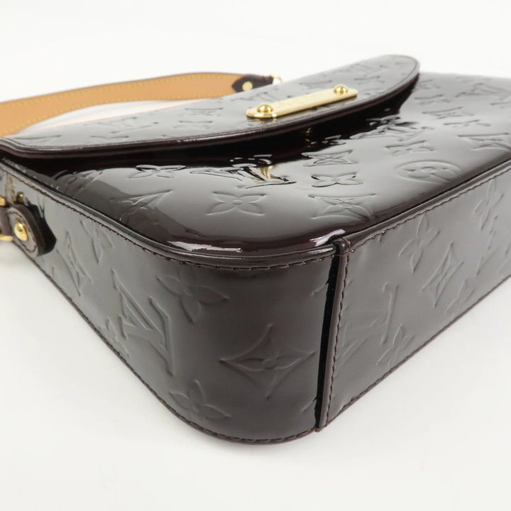 Louis Vuitton Vernis Leather Rodeo Drive Hand Bag Amarante M93598
