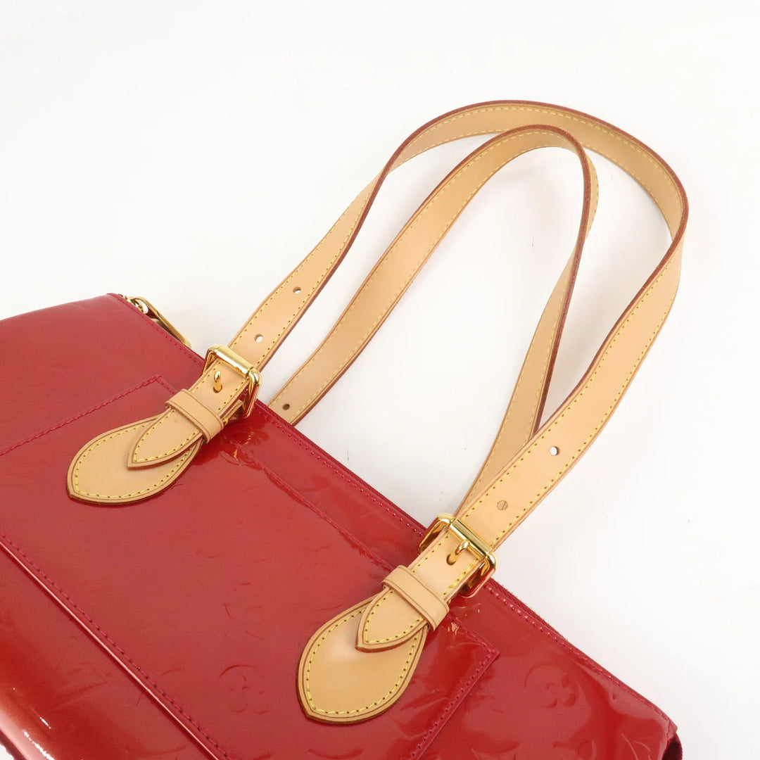 Louis Vuitton Vernis Rosewood Avenue Hand Bag Pomme D'Amour M93507