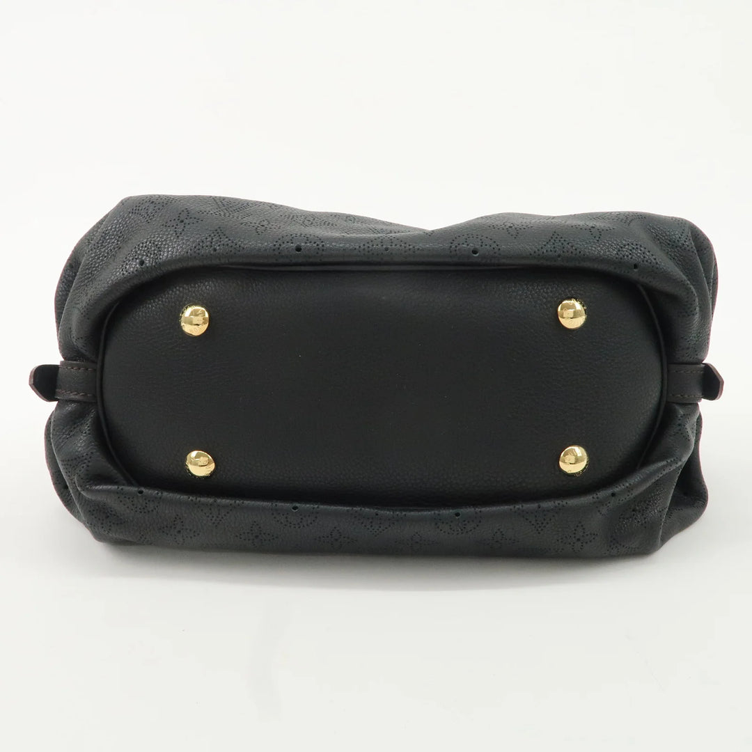 Louis Vuitton Monogram Mahina XS Shoulder Bag Black M95660 Used