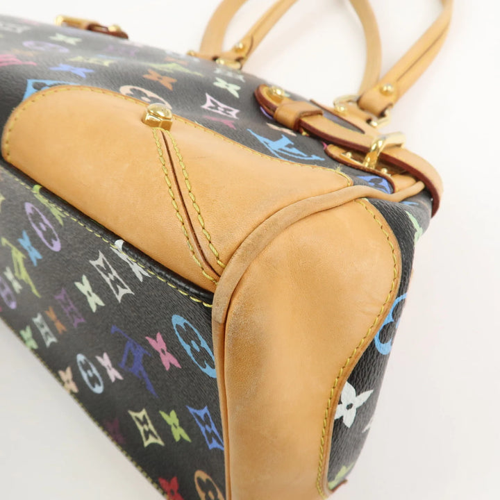 Louis Vuitton Monogram Multicolor Claudia Hand Bag Noir M40194