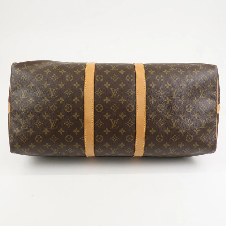 Louis Vuitton Monogram Keep All Bandouliere 55 Boston Bag M41414