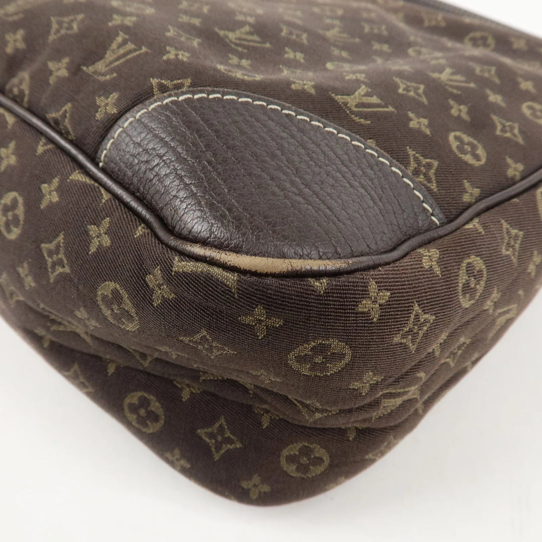 Louis Vuitton Monogram Mini Lin Boulogne Shoulder Bag Brown M95225 Used