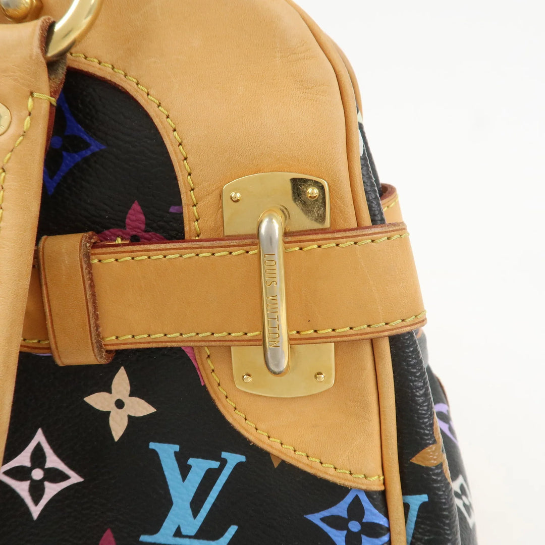 Louis Vuitton Monogram Multicolor Claudia Hand Bag Noir M40194