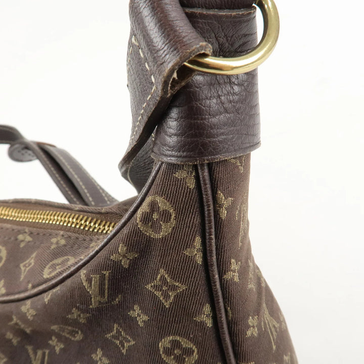 Louis Vuitton Monogram Mini Lin Boulogne Shoulder Bag Brown M95225 Used