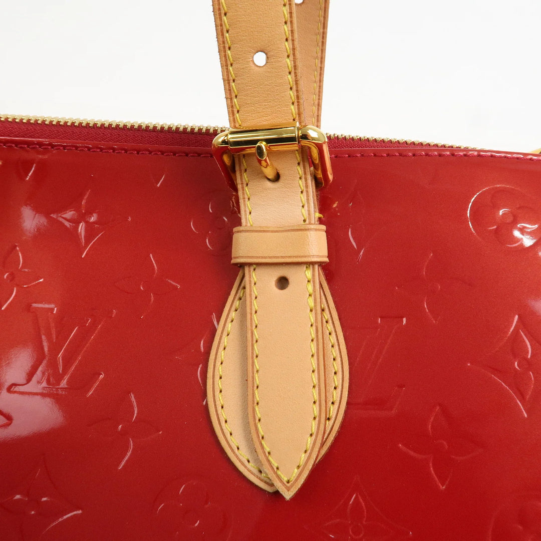Louis Vuitton Vernis Rosewood Avenue Hand Bag Pomme D'Amour M93507