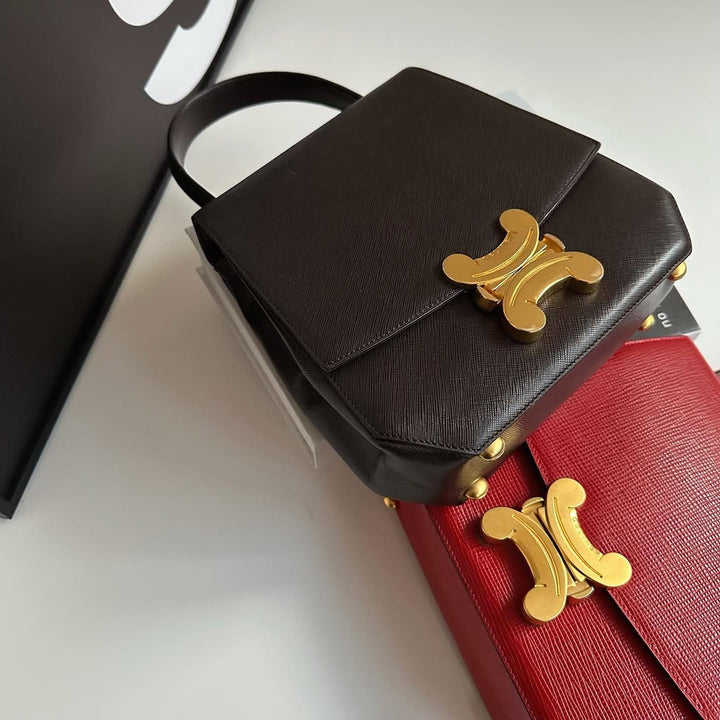 CELINE Triomphe “Big Bone” Handbag 凱旋門大骨頭手提包 🖤｜Rare Vintage Collector’s Piece