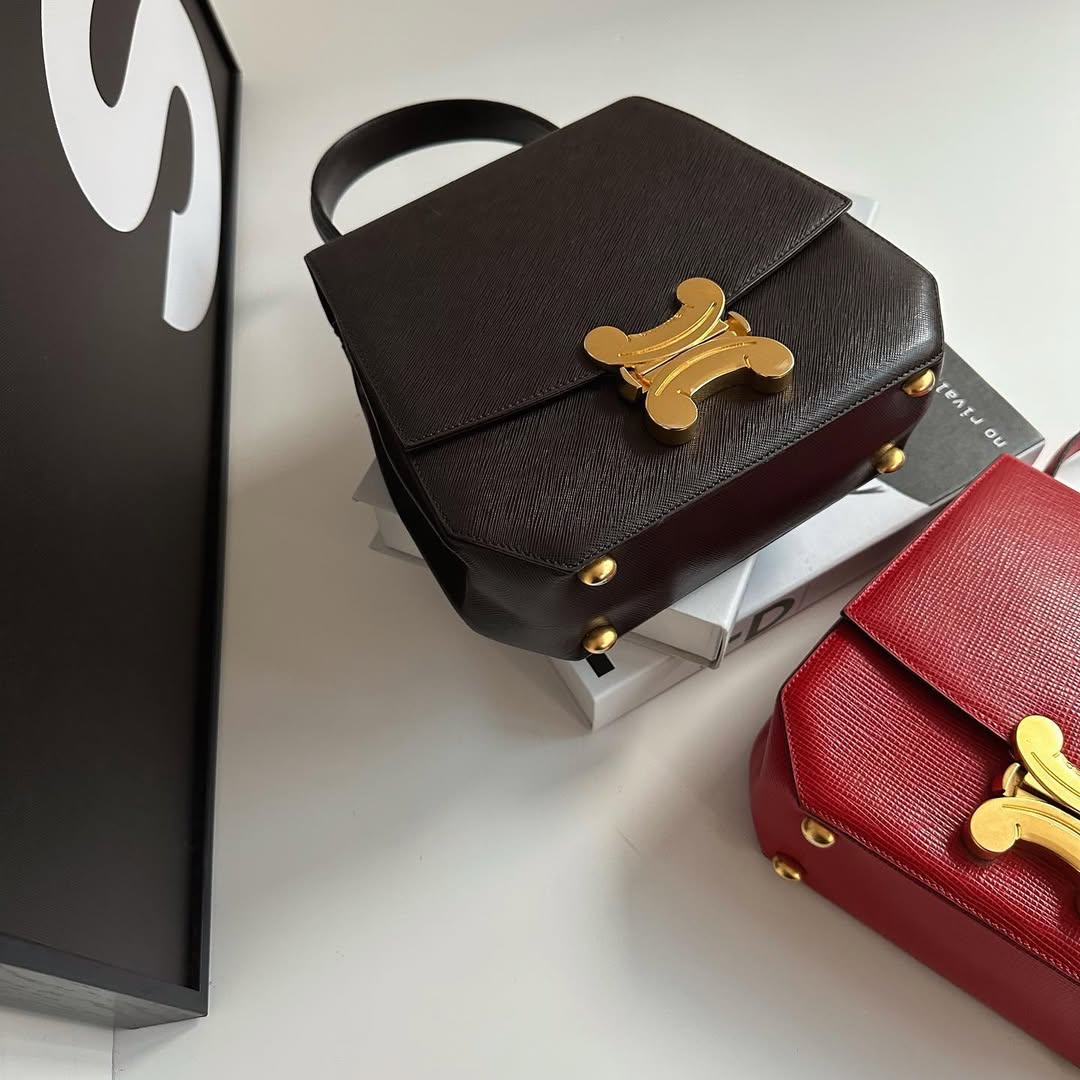 CELINE Triomphe “Big Bone” Handbag 凱旋門大骨頭手提包 🖤｜Rare Vintage Collector’s Piece
