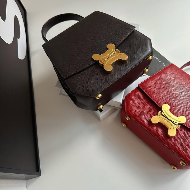 CELINE Triomphe “Big Bone” Handbag 凱旋門大骨頭手提包 🖤｜Rare Vintage Collector’s Piece