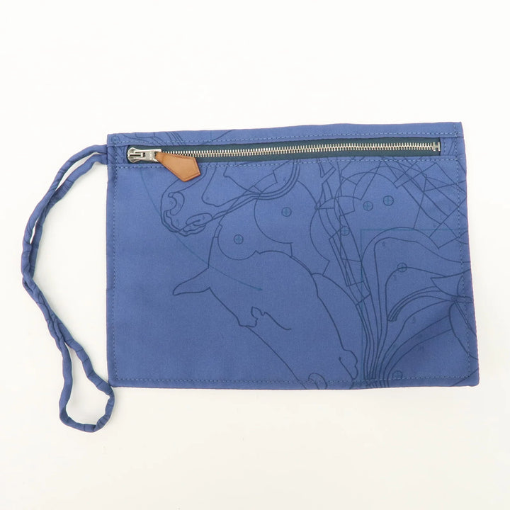 Hermes Silky City PM Silk Leather Shoulder Bag Crossbody Bag