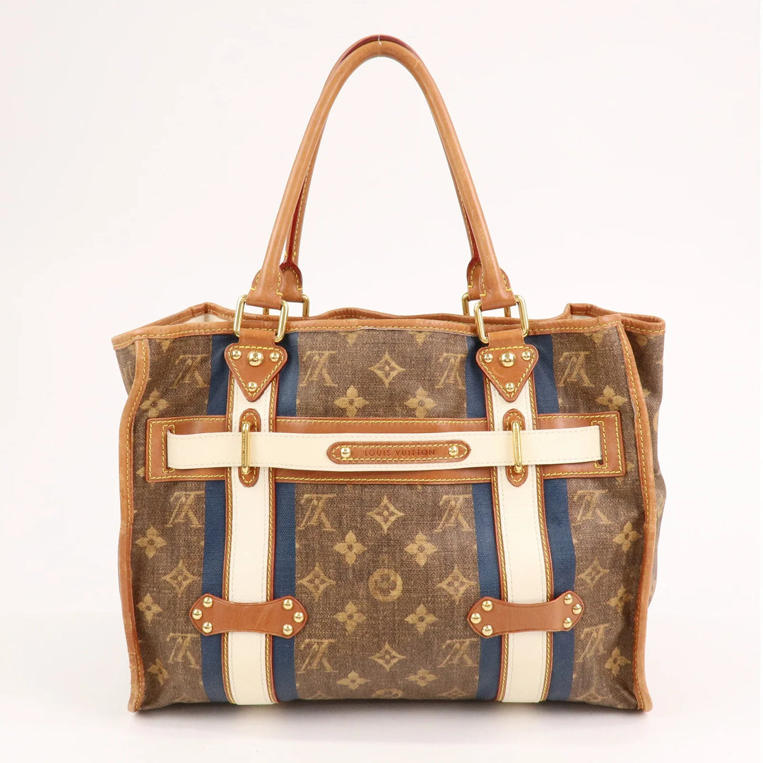 Louis Vuitton Monogram Tisse Sac Rayeur GM Shoulder Bag M56385