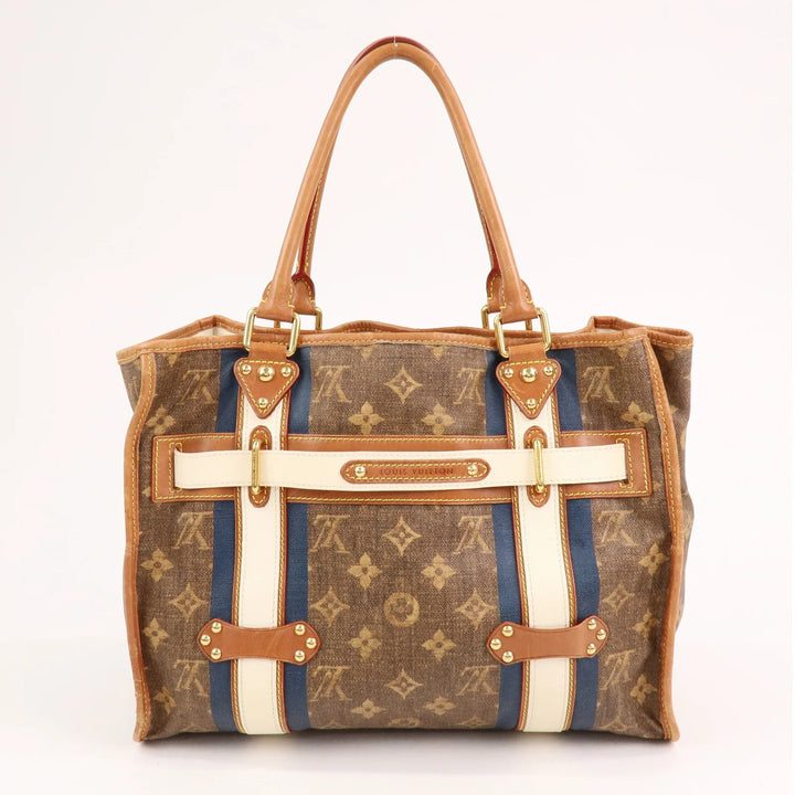Louis Vuitton Monogram Tisse Sac Rayeur GM Shoulder Bag M56385