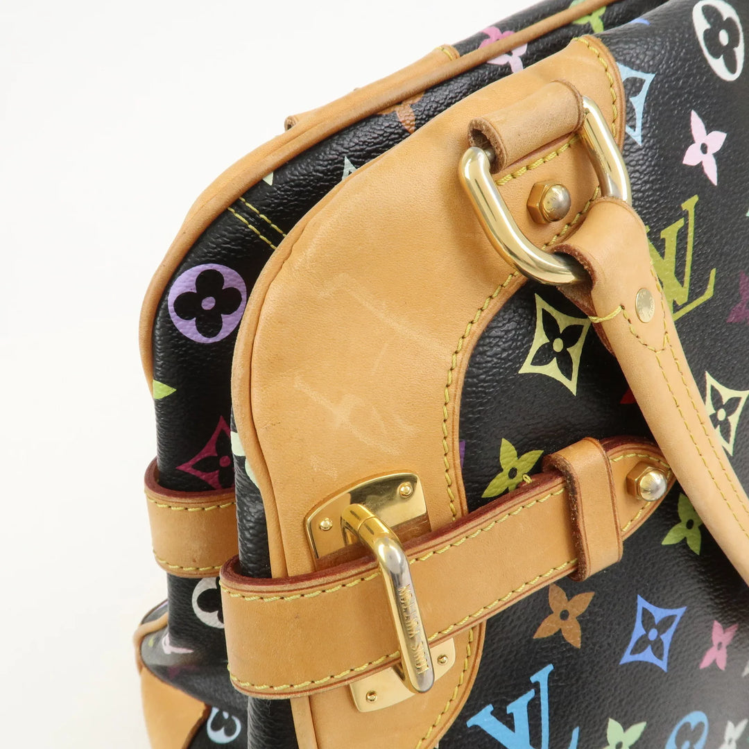 Louis Vuitton Monogram Multicolor Claudia Hand Bag Noir M40194