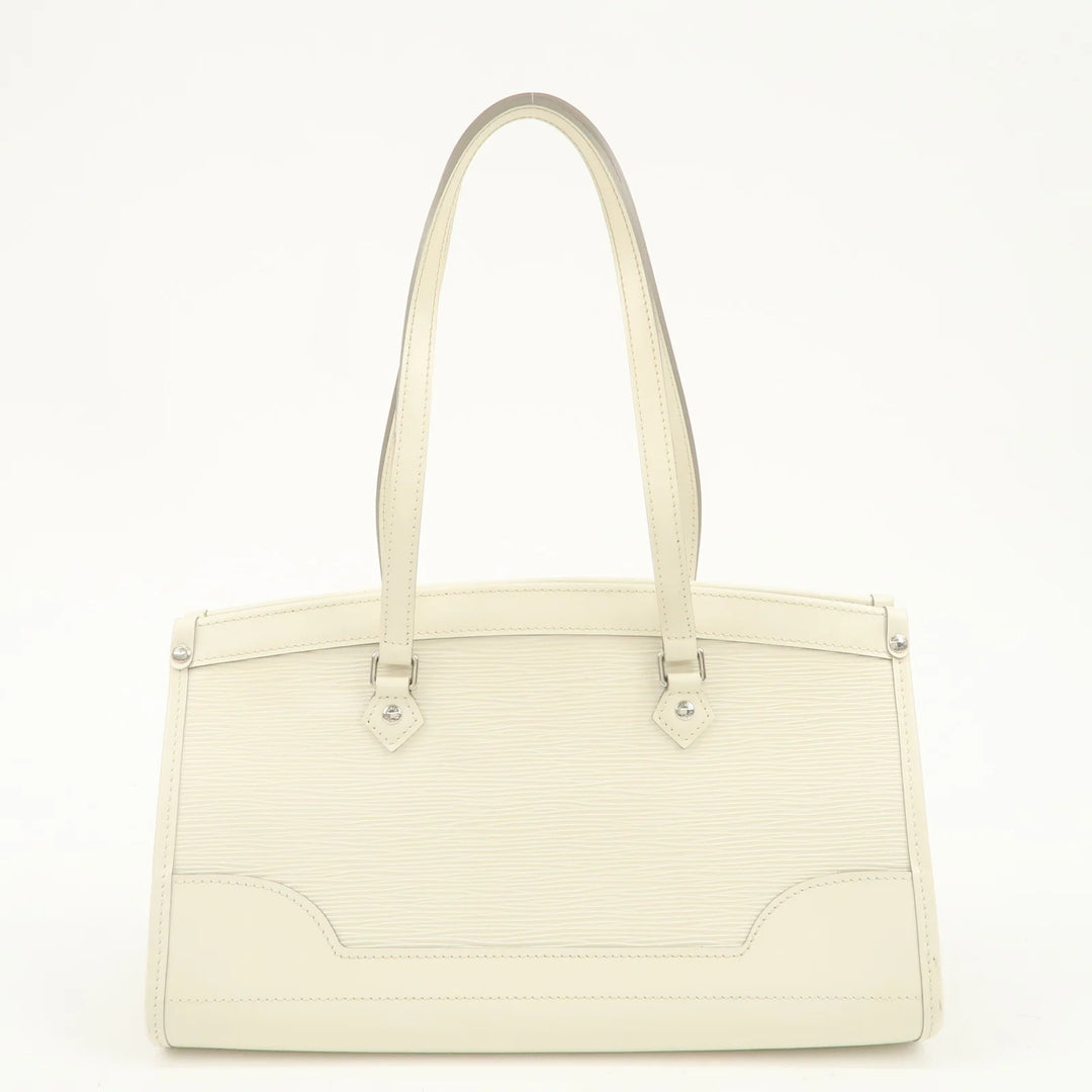 Louis Vuitton Epi Madeleine PM Hand Bag Ivoire White M5933J Used