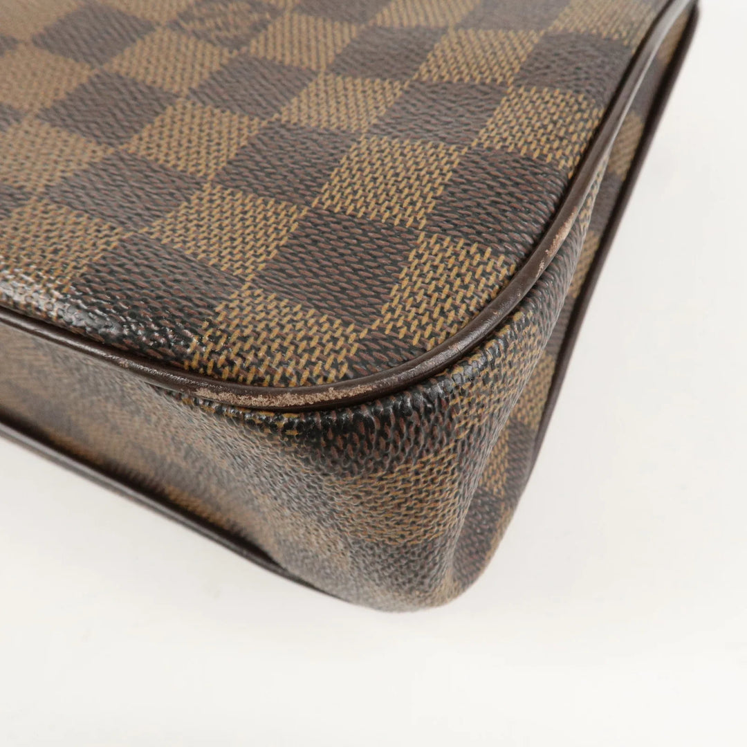 Louis Vuitton Damier Aubagne Shoulder Bag Hand Bag Brown N51129 Used