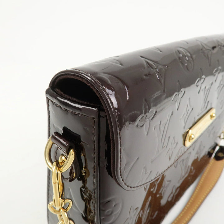 Louis Vuitton Vernis Leather Rodeo Drive Hand Bag Amarante M93598