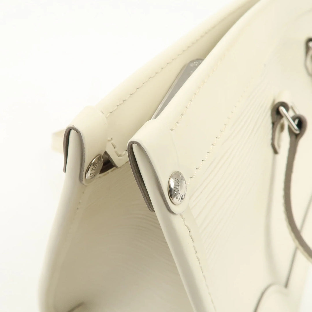 Louis Vuitton Epi Madeleine PM Hand Bag Ivoire White M5933J Used