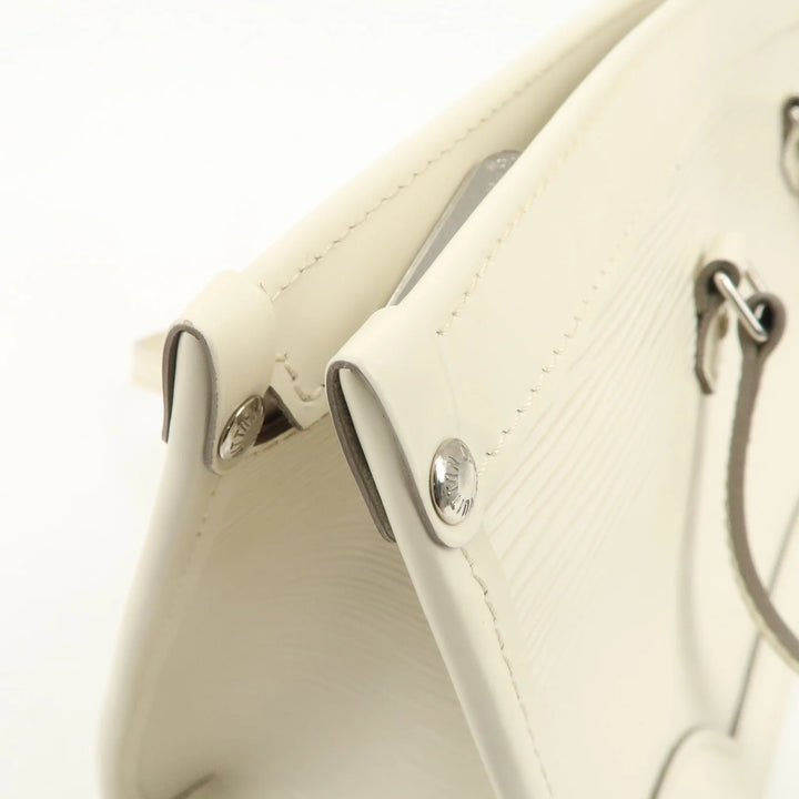 Louis Vuitton Epi Madeleine PM Hand Bag Ivoire White M5933J Used