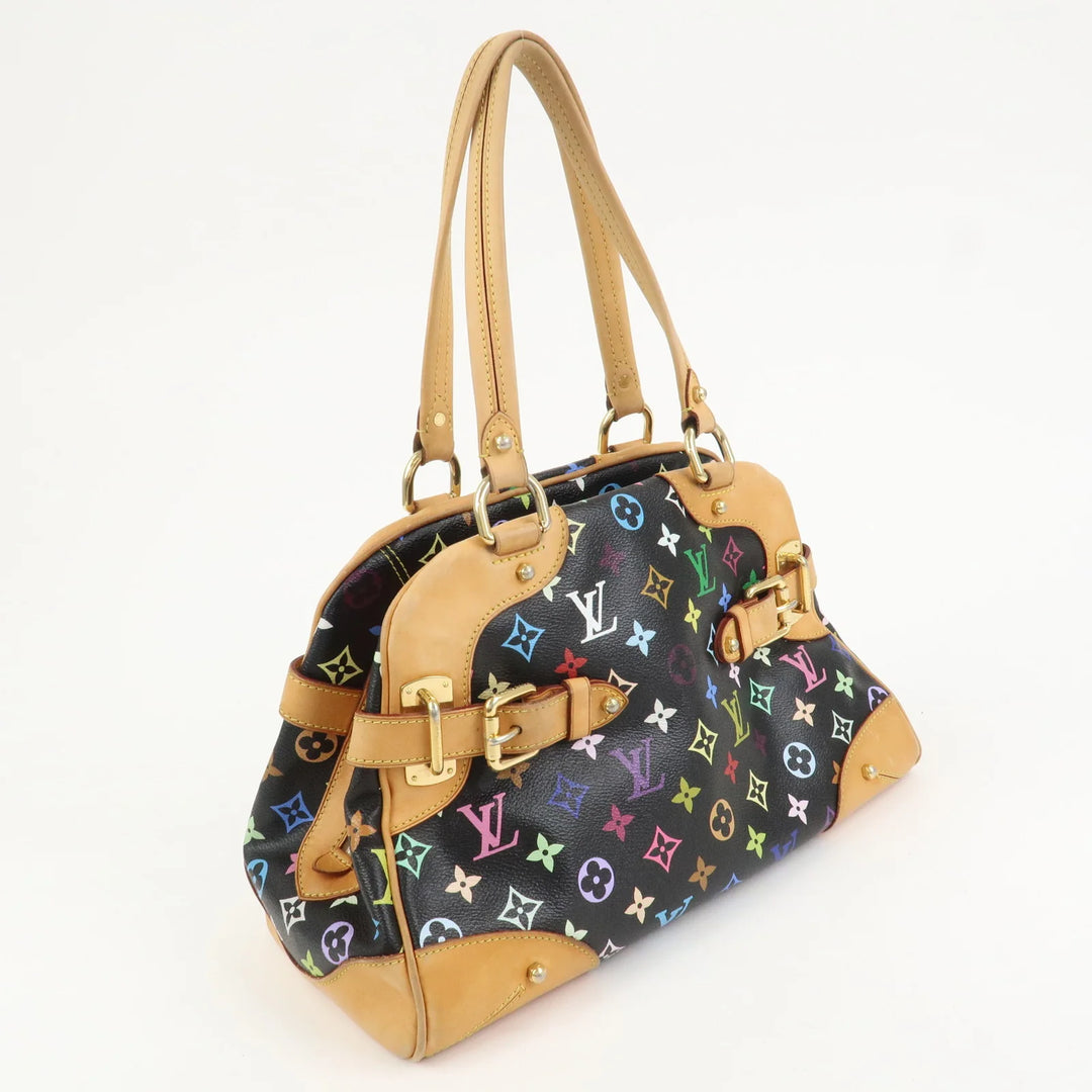 Louis Vuitton Monogram Multicolor Claudia Hand Bag Noir M40194