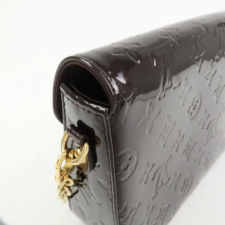 Louis Vuitton Vernis Leather Rodeo Drive Hand Bag Amarante M93598