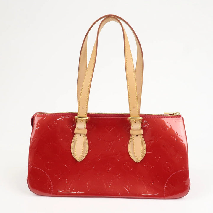 Louis Vuitton Vernis Rosewood Avenue Hand Bag Pomme D'Amour M93507