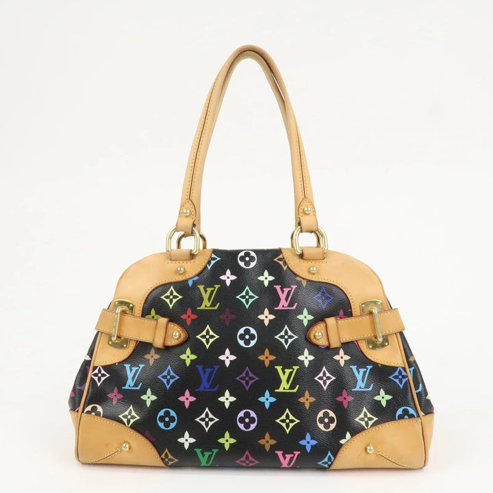 Louis Vuitton Monogram Multicolor Claudia Hand Bag Noir M40194
