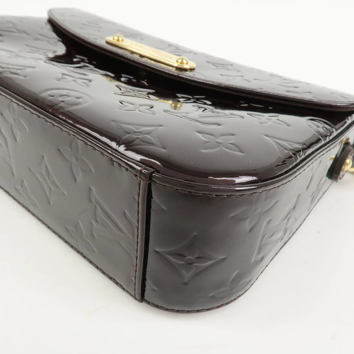 Louis Vuitton Vernis Leather Rodeo Drive Hand Bag Amarante M93598