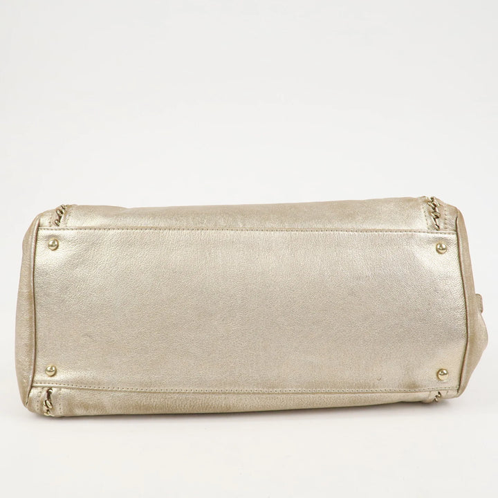 LOEWE Anagram Logo Leather Shoulder Bag Hand Bag Brown