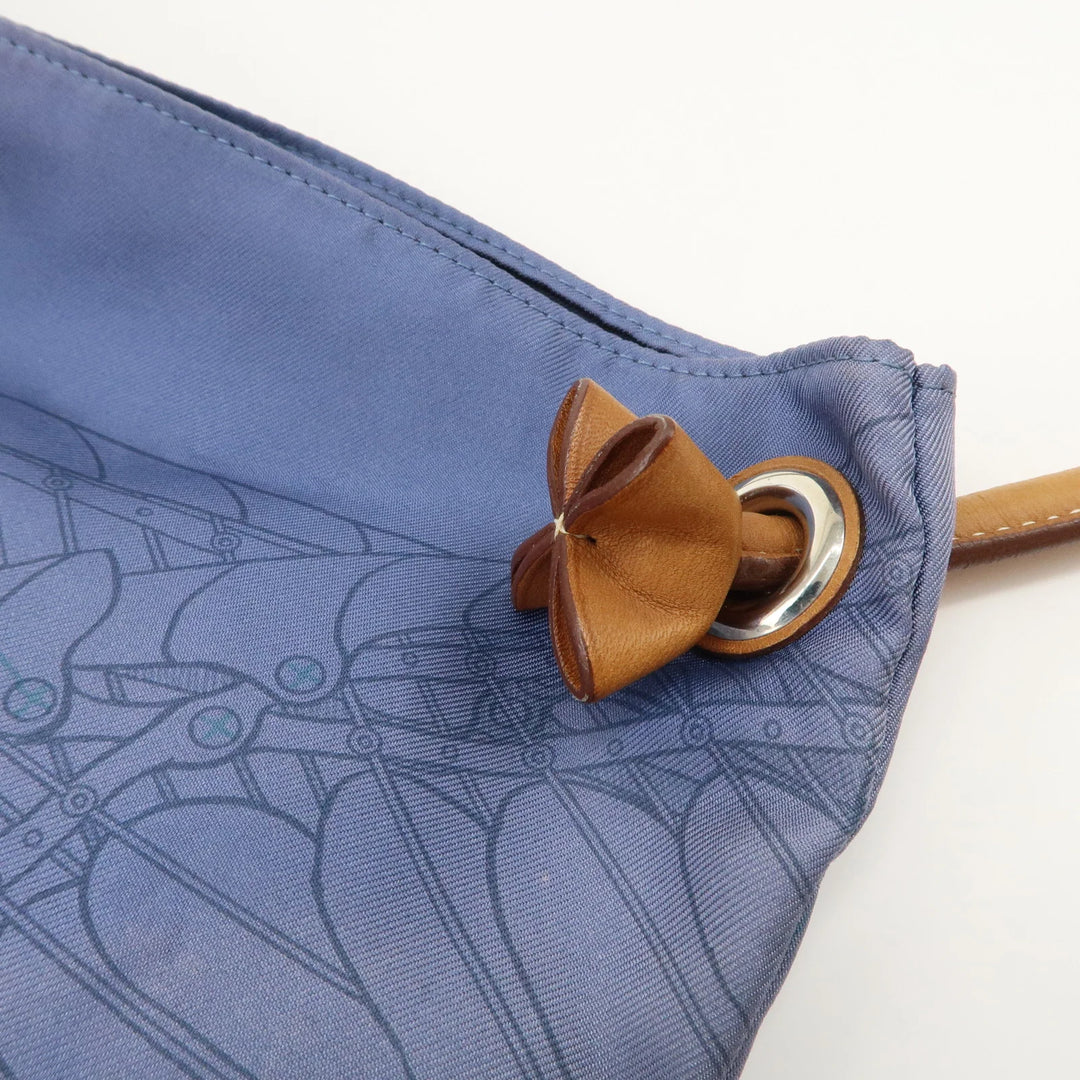 Hermes Silky City PM Silk Leather Shoulder Bag Crossbody Bag