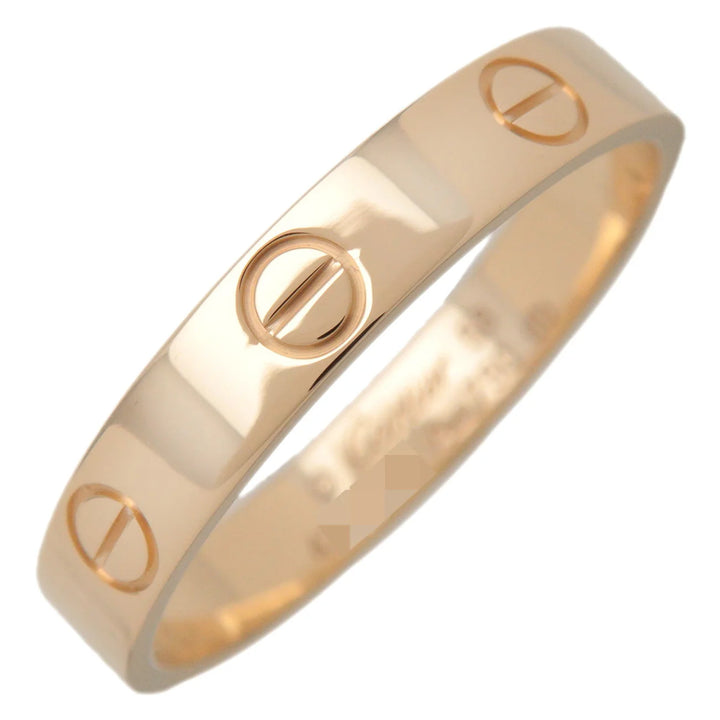 Cartier Mini Love Ring #58 K18YG 750YG Yellow Gold US8.5 EU58