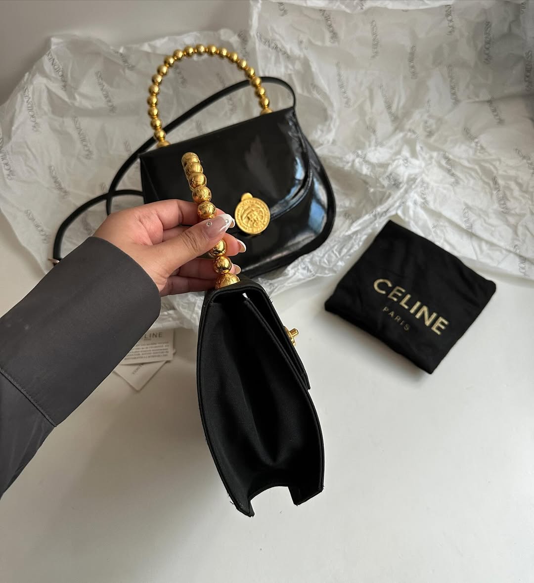 CELINE& Press Starball × Rotating Starball Handle Bag｜Rare Collector’s Treasure ✨🪐
