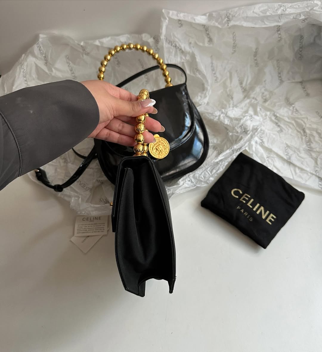 CELINE& Press Starball × Rotating Starball Handle Bag｜Rare Collector’s Treasure ✨🪐