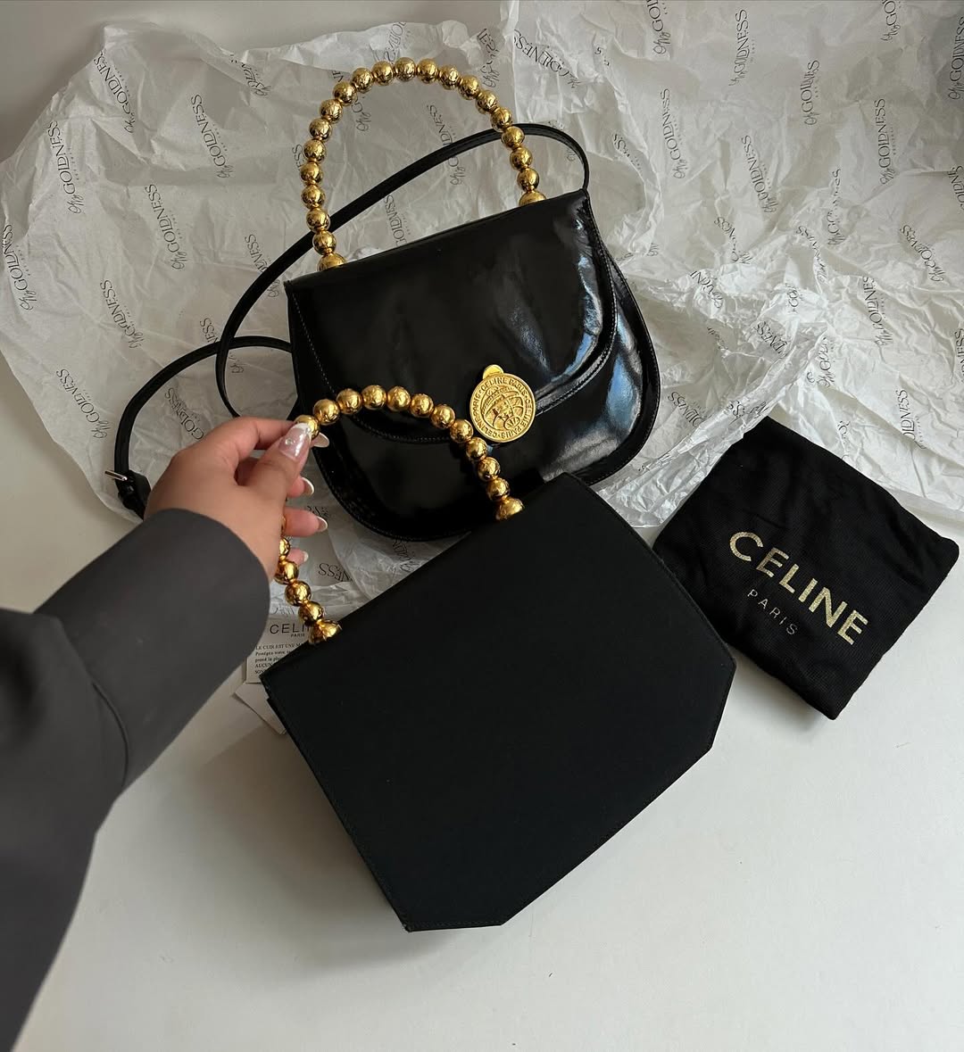 CELINE& Press Starball × Rotating Starball Handle Bag｜Rare Collector’s Treasure ✨🪐