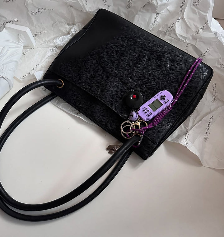 CHANEL Caviar Leather Large CC Tote（Black）｜Work-to-Weekend Essential 🖤👜
