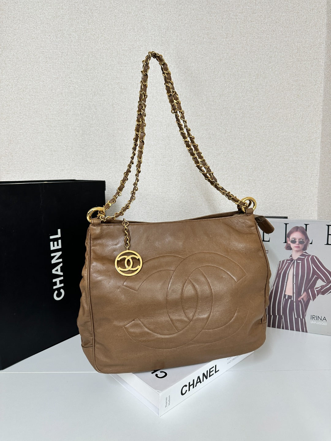 Chanel “Cocoa Milk” Shoulder Bag 🍫🥛 | Soft Lambskin Luxury for Every Day