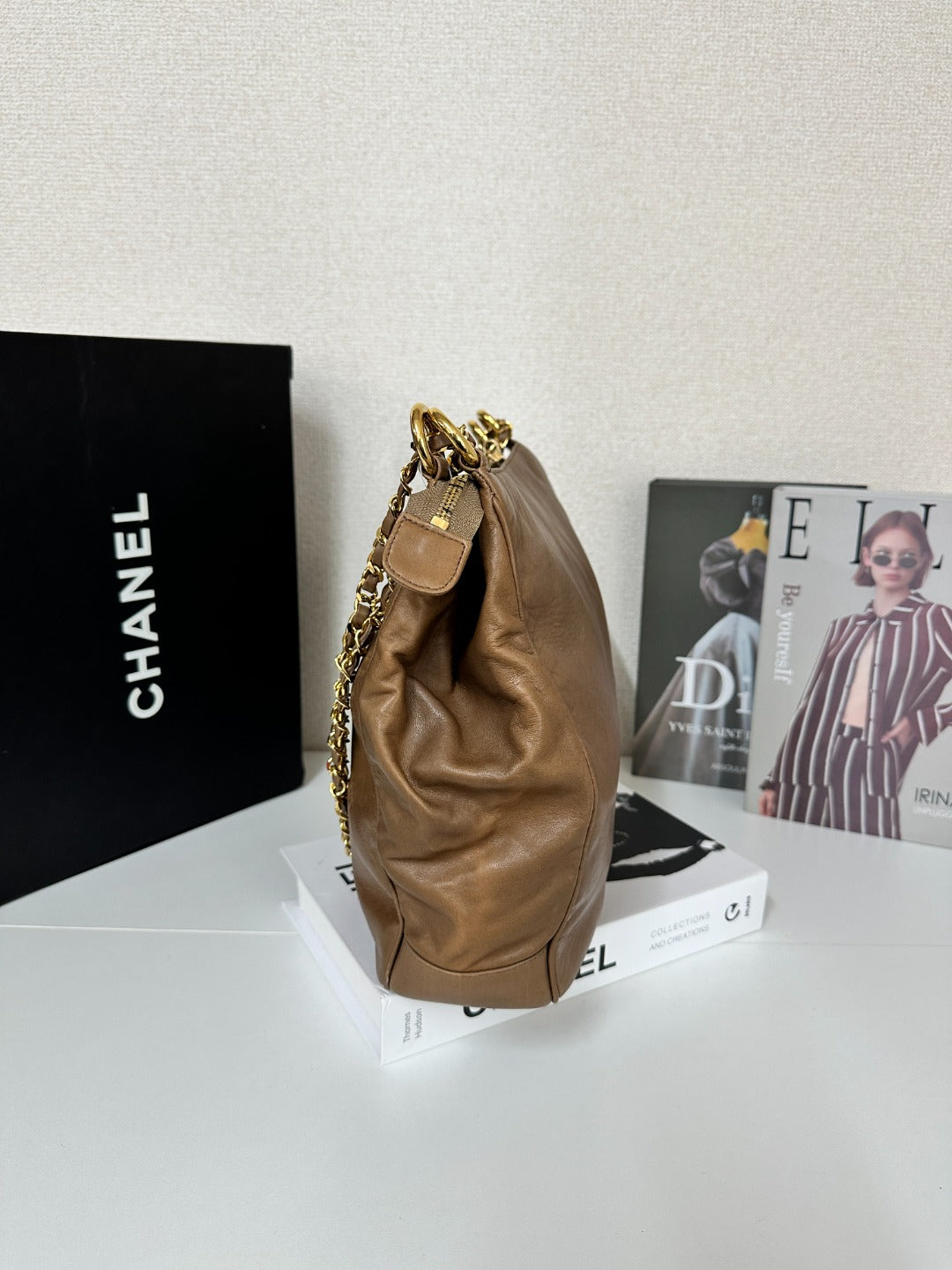 Chanel “Cocoa Milk” Shoulder Bag 🍫🥛 | Soft Lambskin Luxury for Every Day