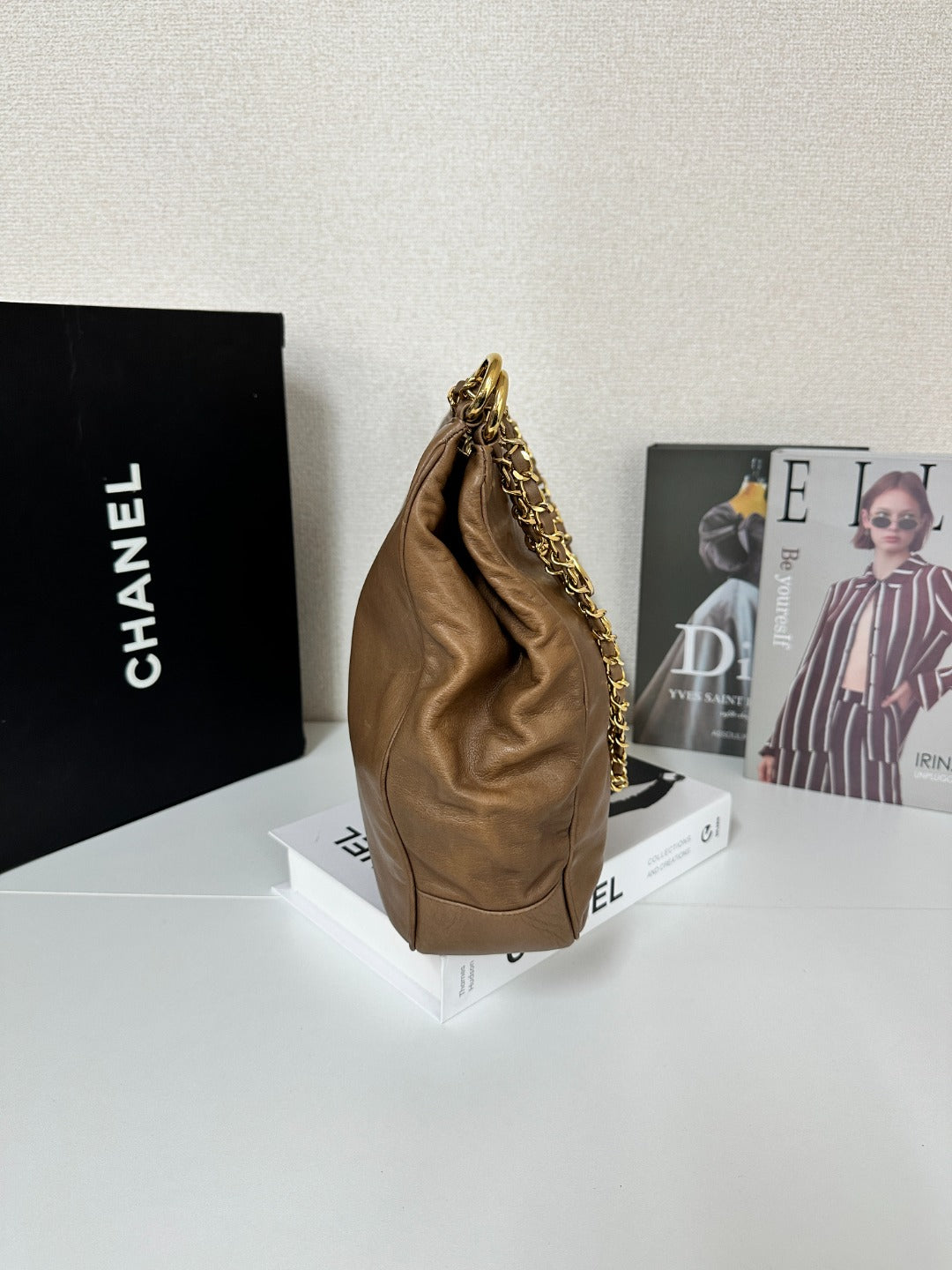 Chanel “Cocoa Milk” Shoulder Bag 🍫🥛 | Soft Lambskin Luxury for Every Day