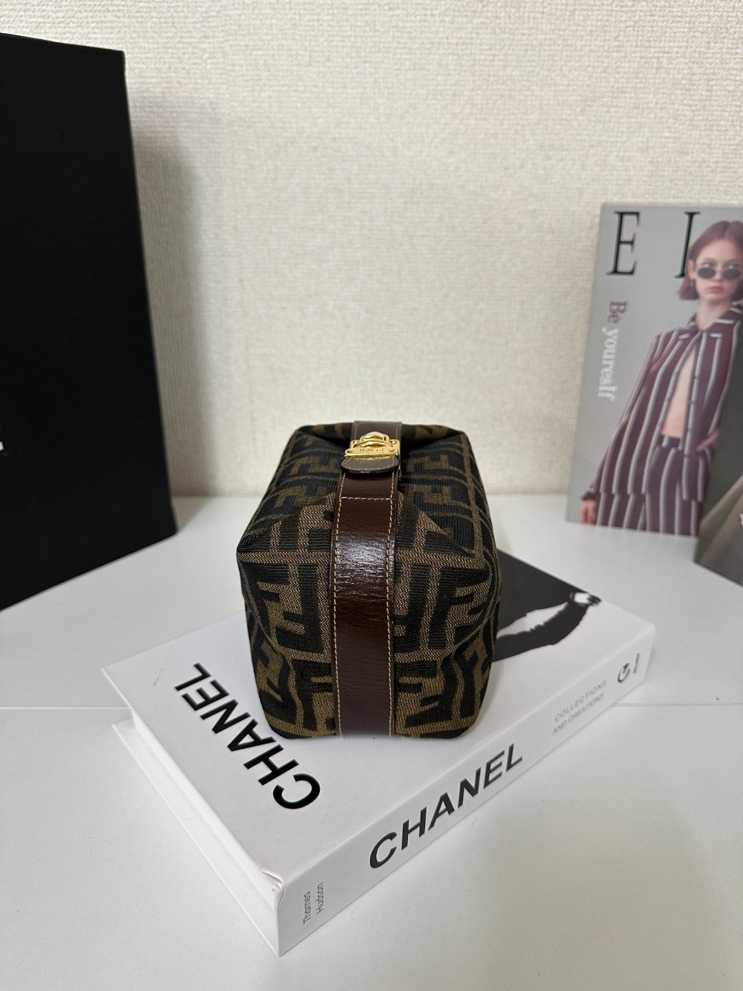 Fendi Mini Lunch Box Top Handle Bag ✨Iconic Shape × Compact &amp; Cute × Gold-Tone Hardware