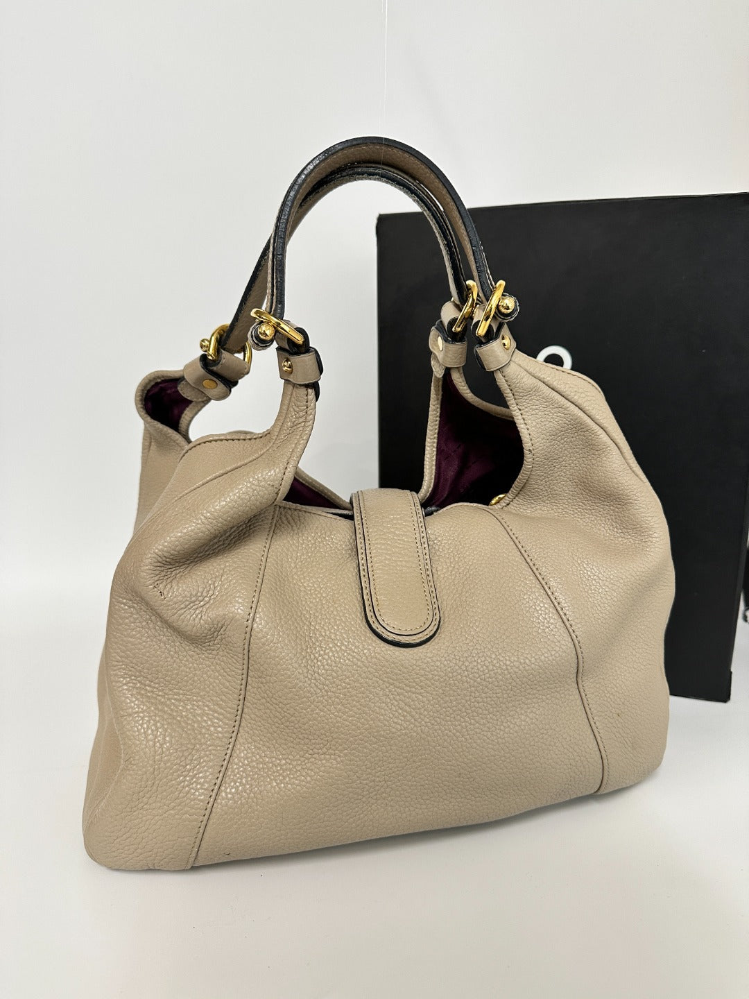 Loewe Pebbled Leather Hobo Bag 🤍🖤