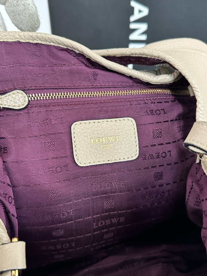 Loewe Pebbled Leather Hobo Bag 🤍🖤