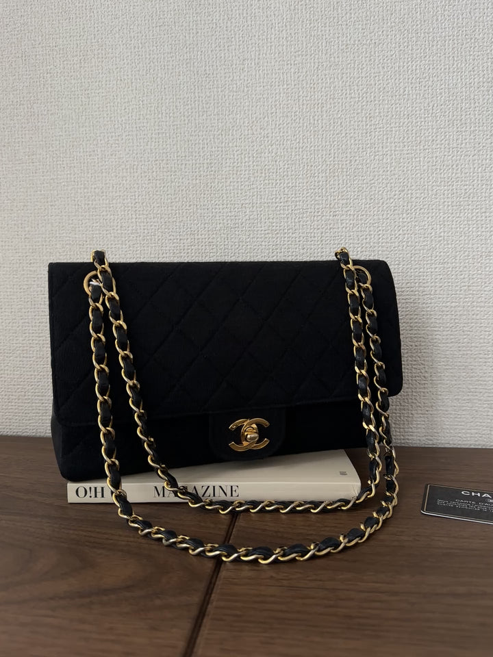 Chanel Velvet Classic Flap 25🖤 | The Iconic Touch of Parisian Elegance