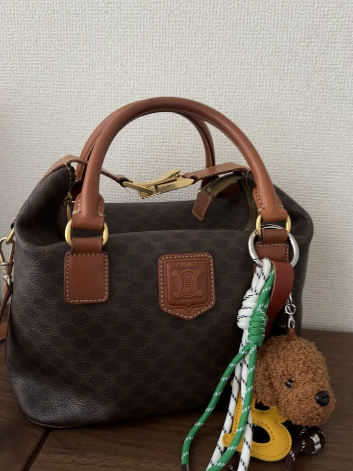 Celine Vintage Macadam 4-Way Box Tote 🤎✨ With Original Strap